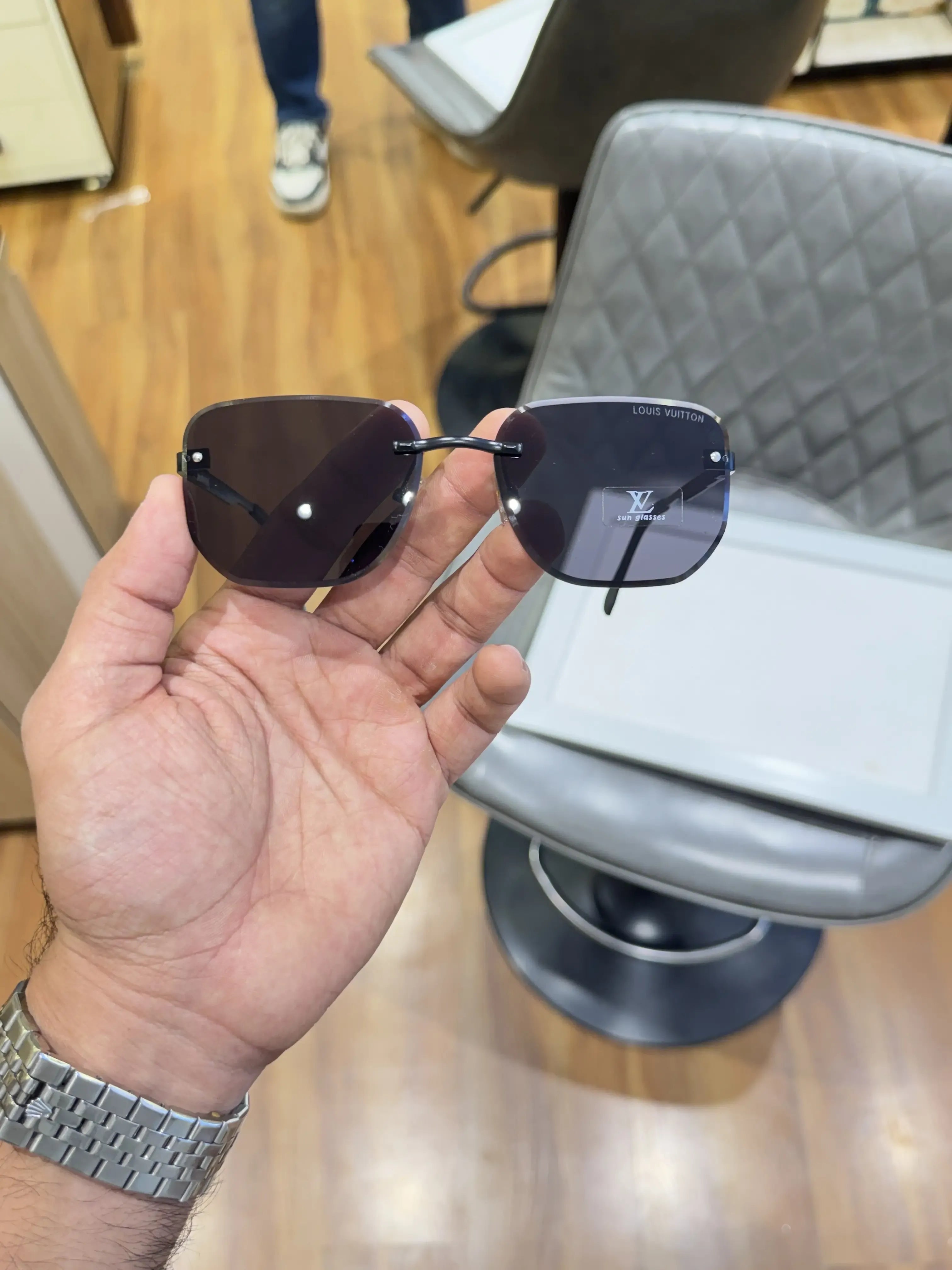 Louis Vuitton Rimless Gradient Sunglasses - LV Monogram Lens