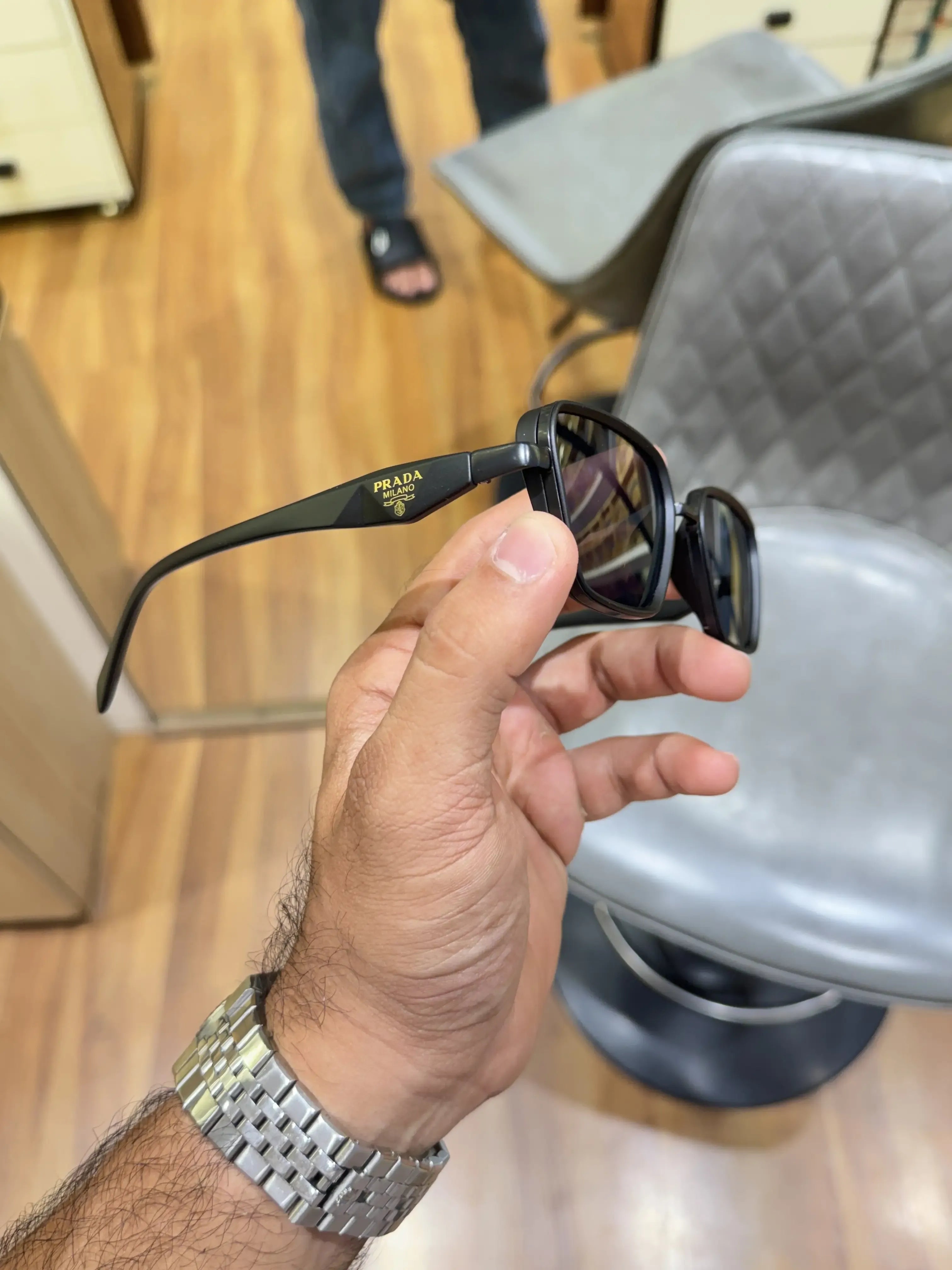 Prada Milano Square Sunglasses - Alternate Front Angle