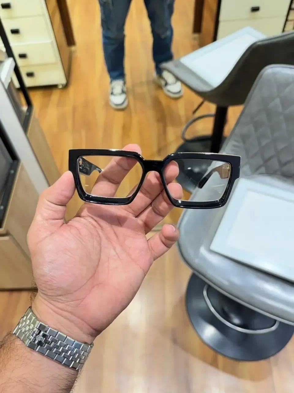 Louis Vuitton Millionaire Bold Square Eyeglass Frame - Front View