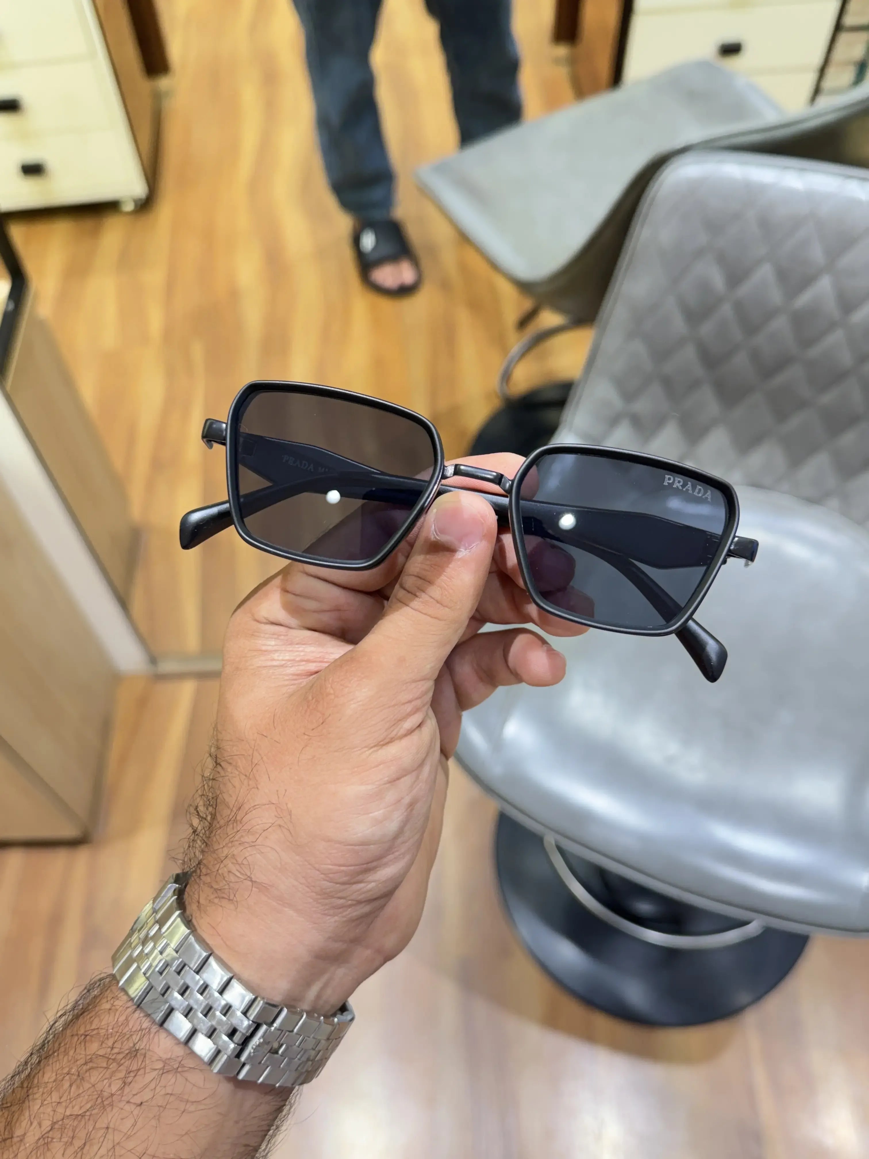 Prada Milano Square Sunglasses - Front View